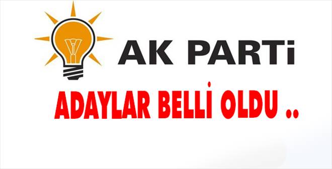 Ak Parti Erzurum Adayları belli oldu 