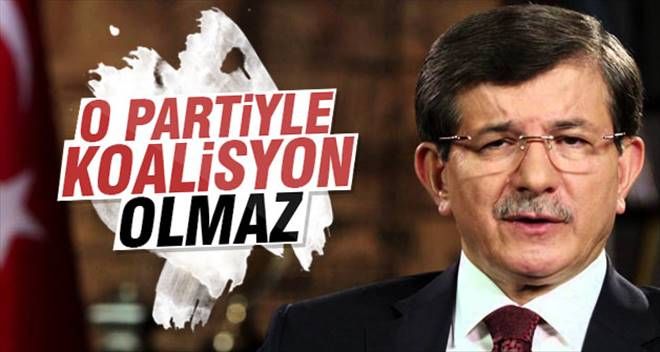 Davutoğlu: HDP ile koalisyonu şu aşamada makul görmüyoruz