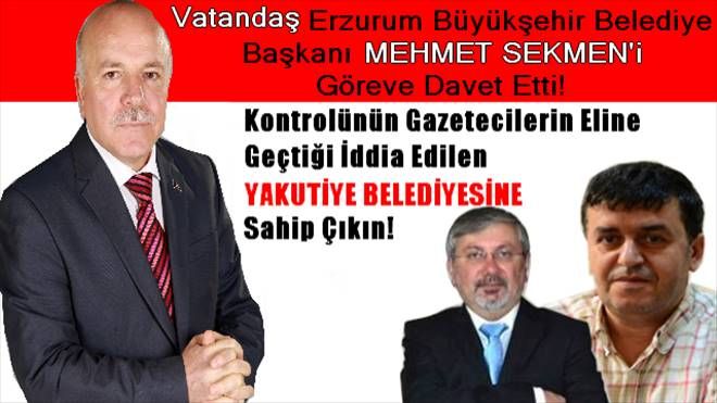 Mehmet Sekmen Göreve!