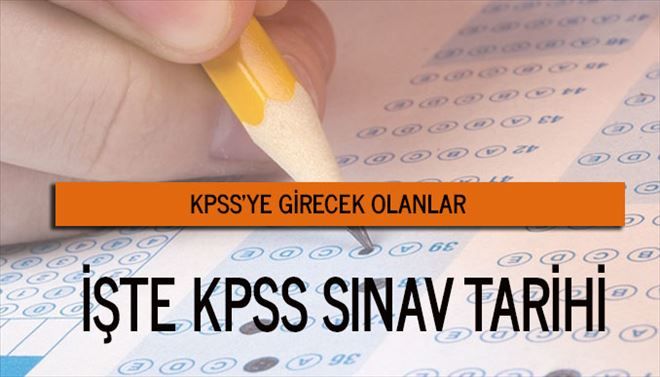 KPSS Sınavı Pazar günü