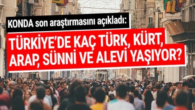 Türkiye´de kaç Kürt, Türk, Arap, Sünni, Alevi yaşıyor?